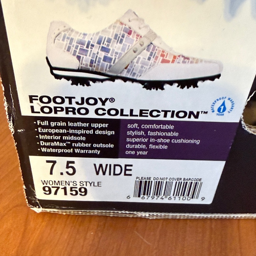 FootJoy Lopro Collection Mosaic Multicolor Golf Shoes - Picture 2 of 8